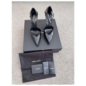YSL SAINT LAURENT Betty ‘140’ Patent Leather Pumps NWT
